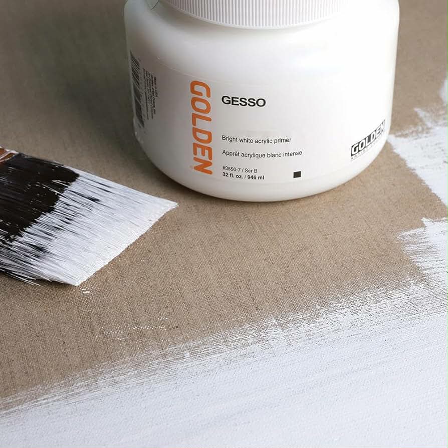 Preparing the canvas for painting priming sealing and transfering